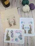Lièvre & Violette - Pochon, carte et stickers