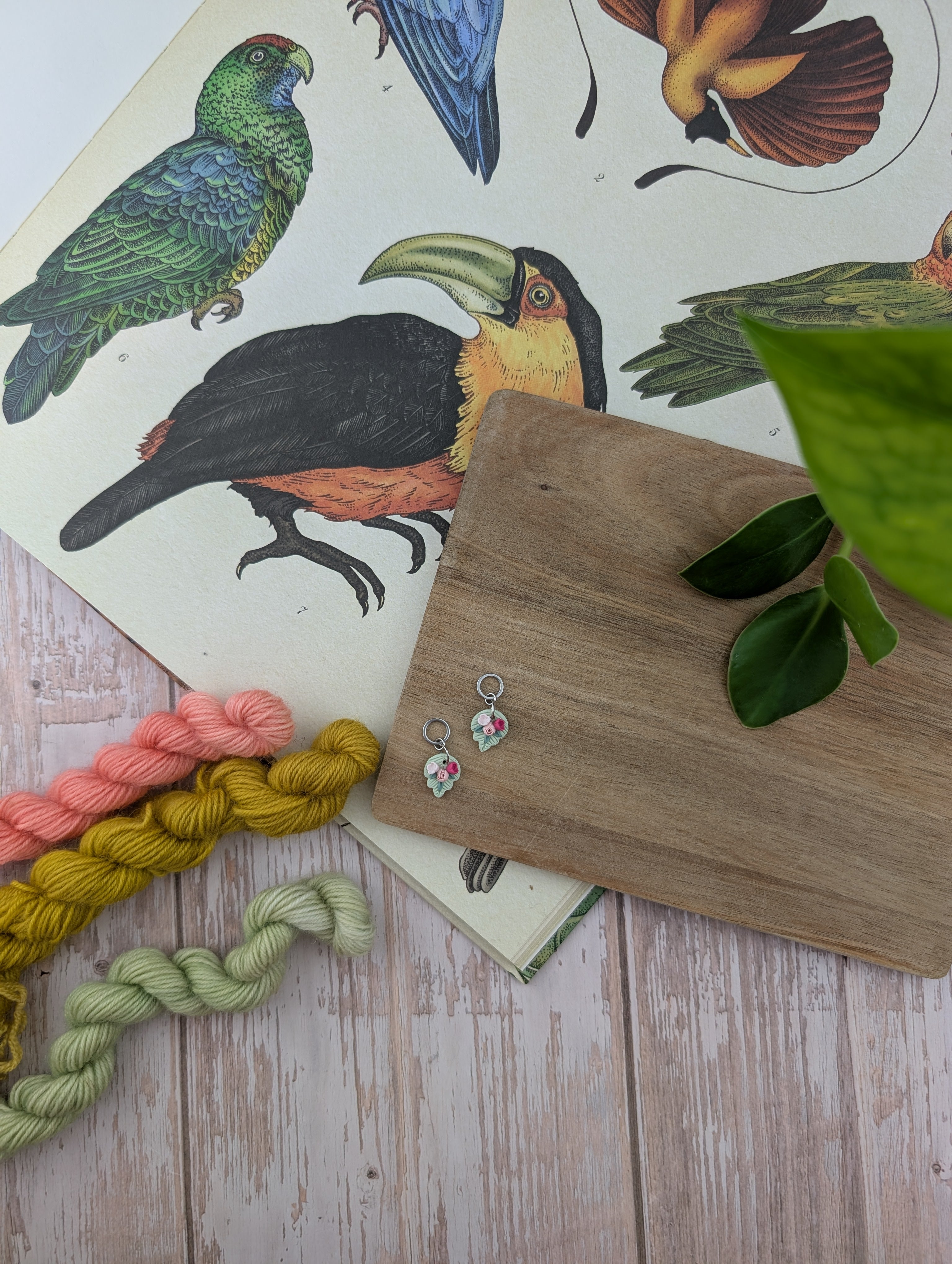 Paire de Feuille de Printemps