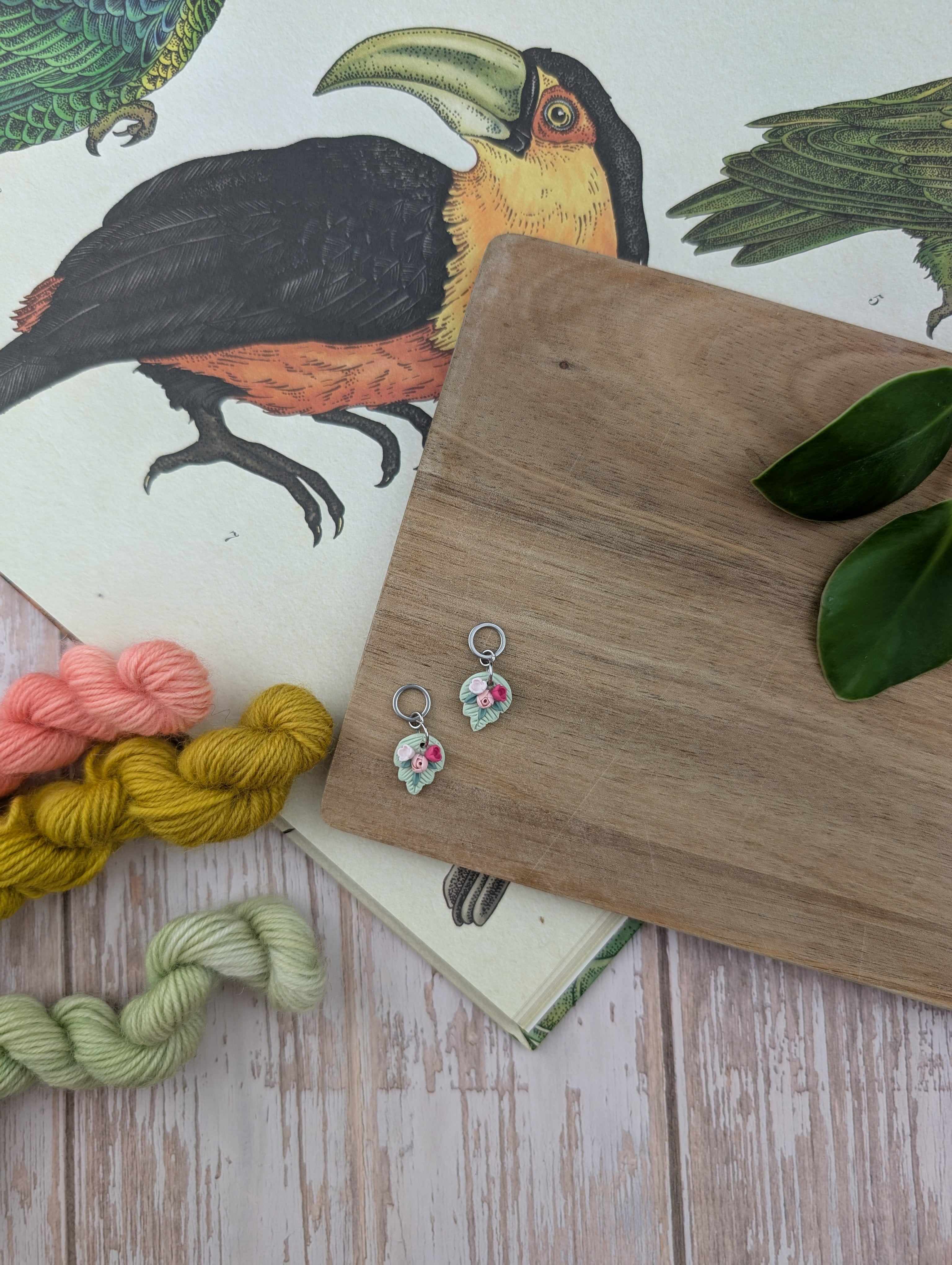 Paire de Feuille de Printemps