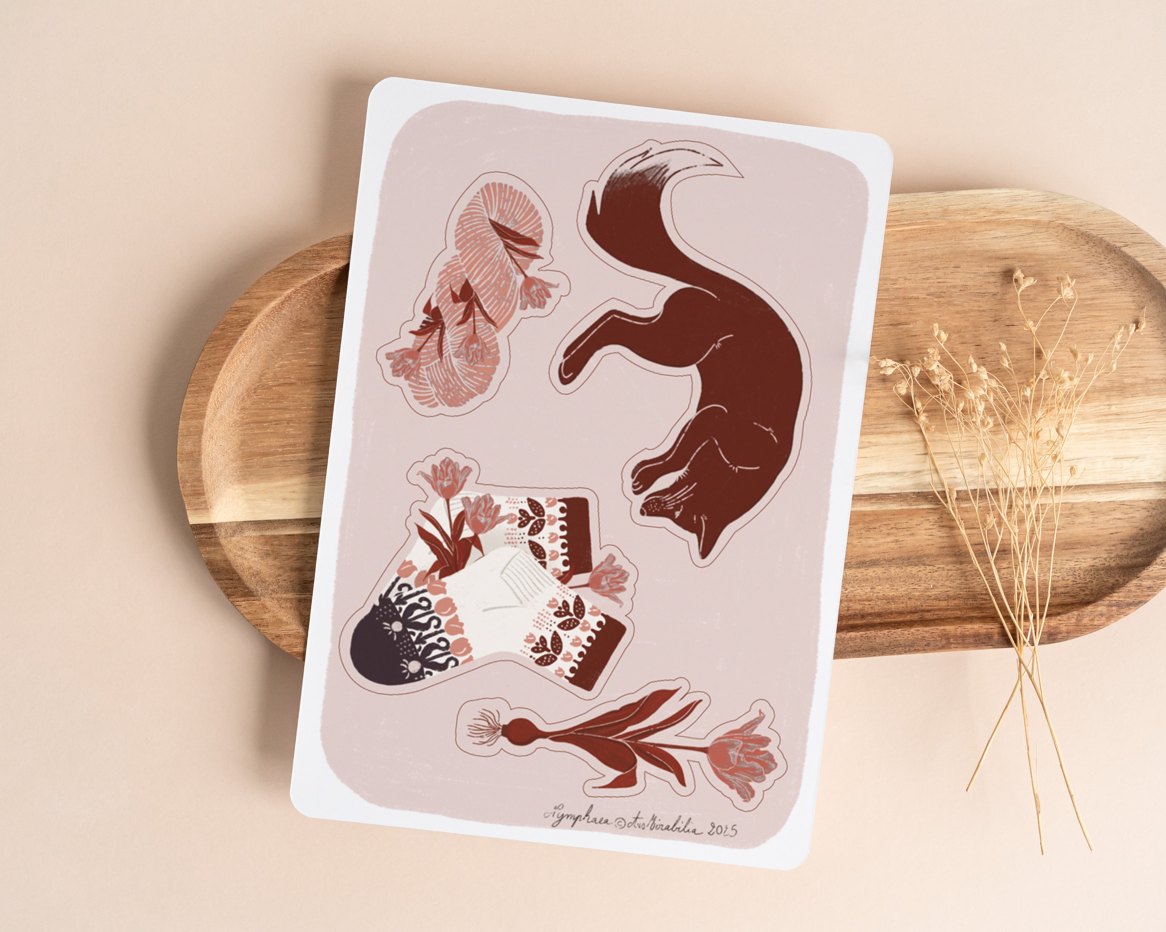 Renard & Tulipe - Pochon, carte et stickers